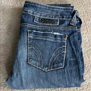 Serfontaine Blue Distressed Denim Jeans